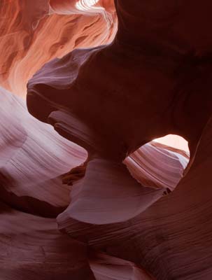 Eye of the Eagle in Lower Antelope Canyon
